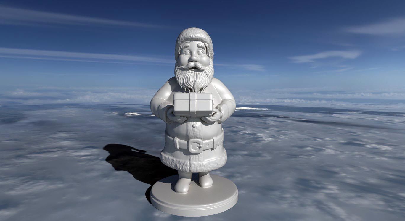 santa claus 3D print model_6