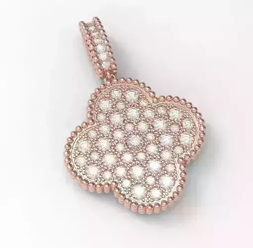 Clover diamond pendant nice design