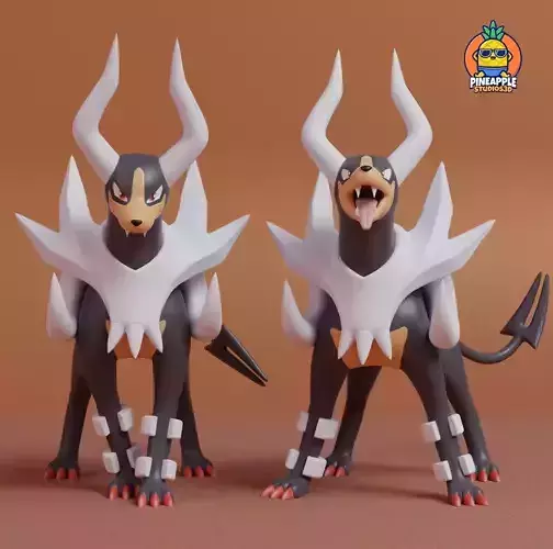Pokemon - Mega Houndoom with 2 poses