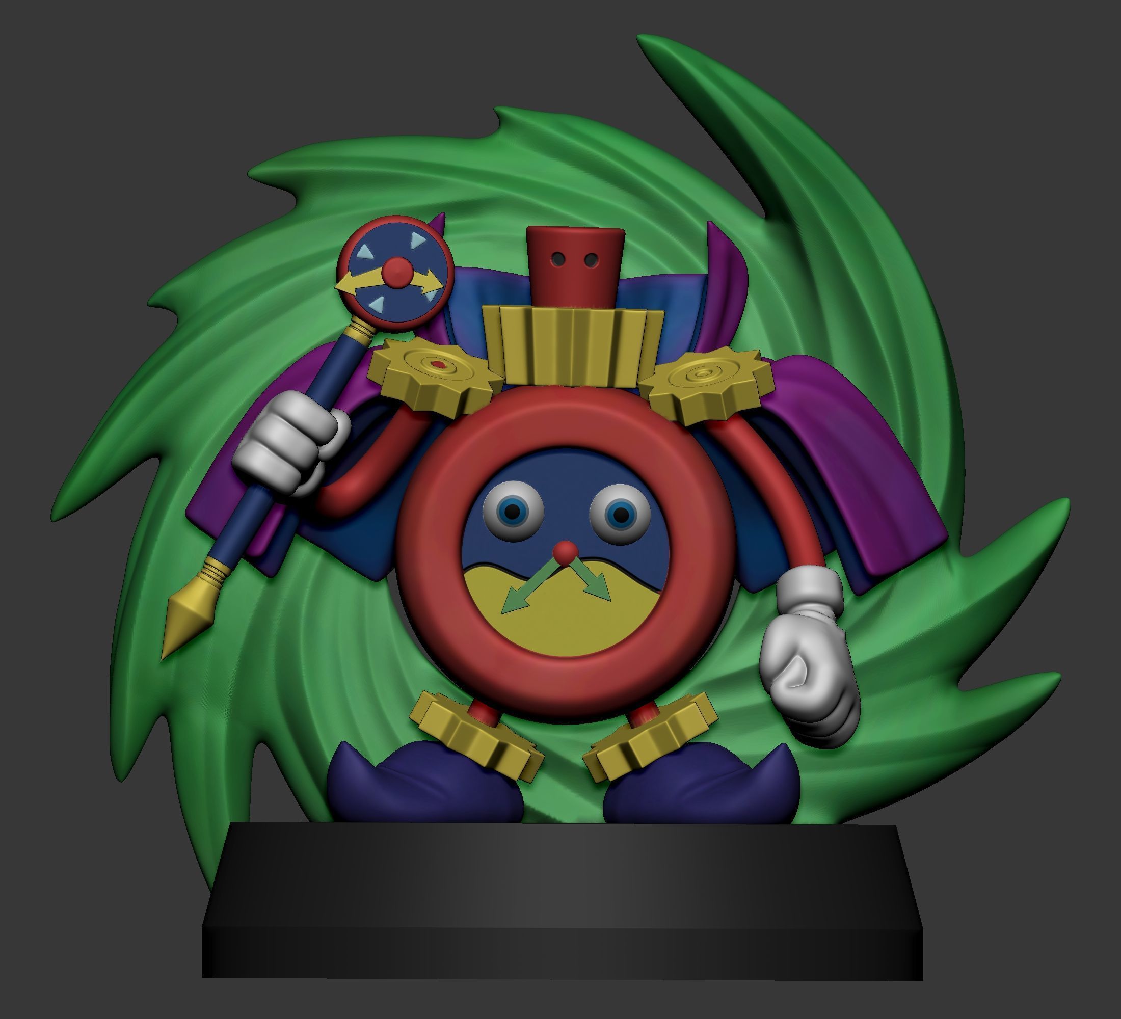 Yugioh - Time Wizard 3D print model_1