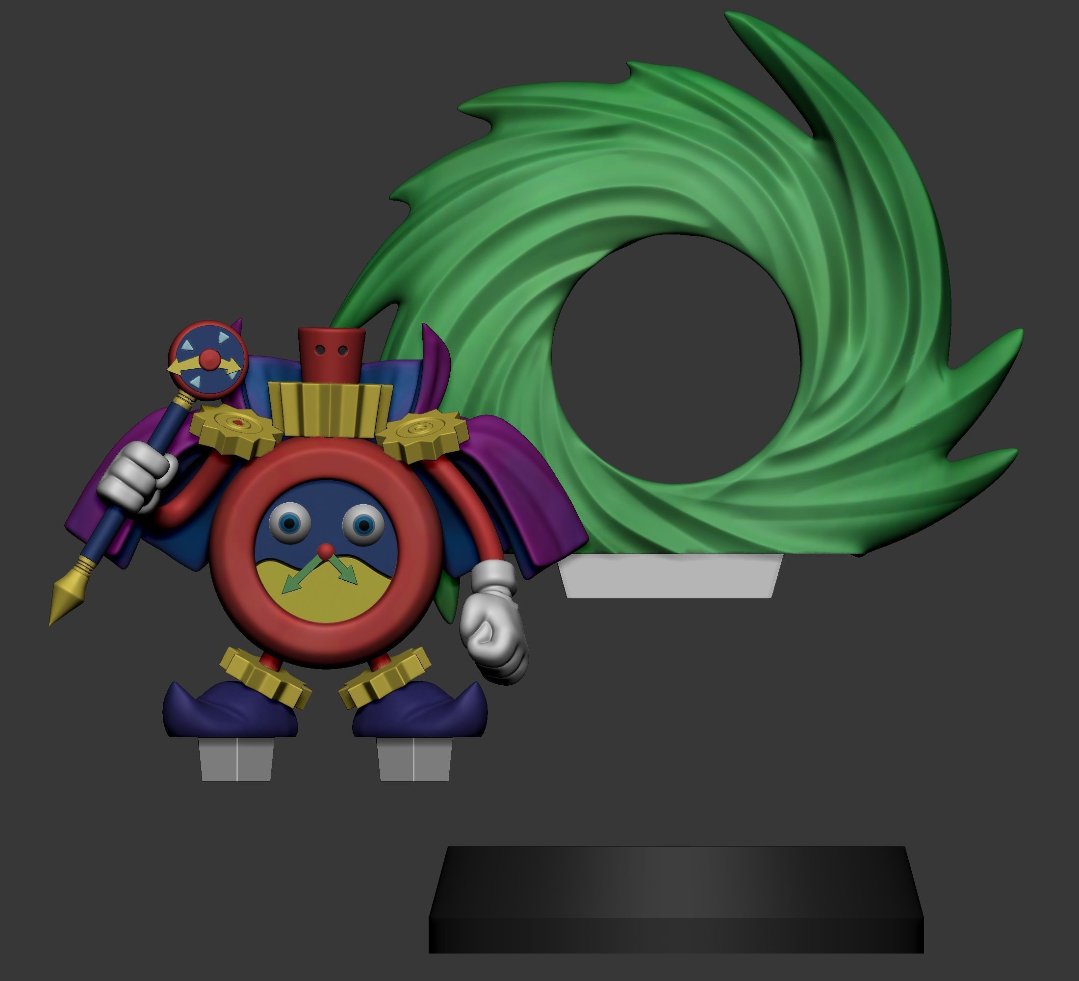 Yugioh - Time Wizard 3D print model_9
