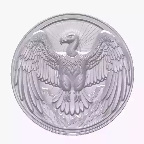 Condor 4 basrelief for 3D printing
