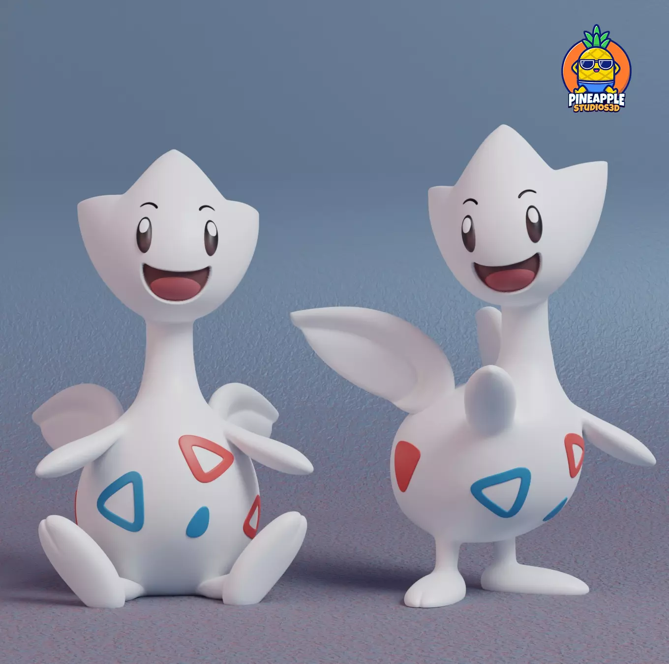 Pokemon - Togetic with 2 poses 3D print model