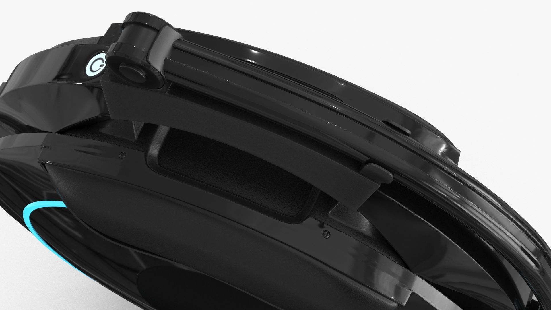 Unicycle Low-poly 3D model_5