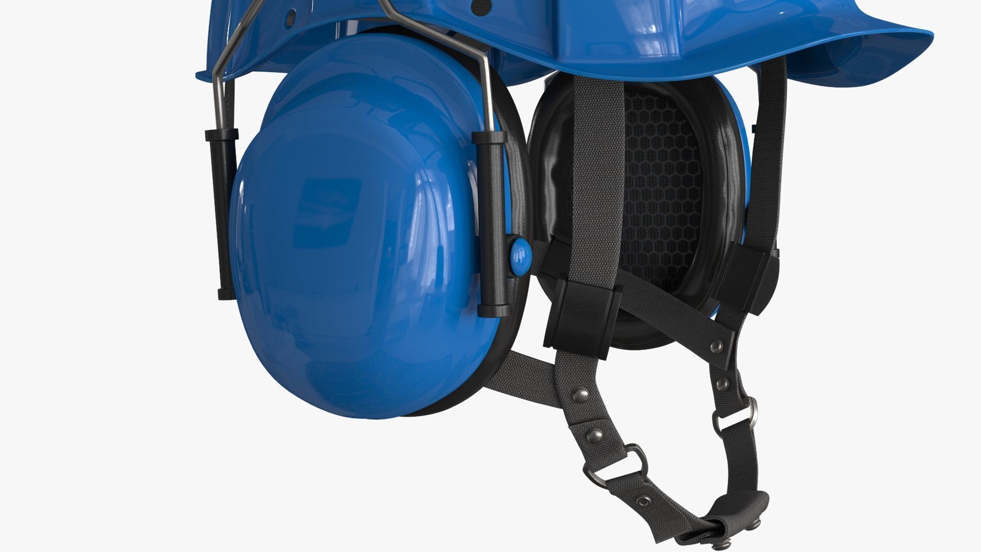 Helmet Head Protection 6 colors Low-poly 3D model_10