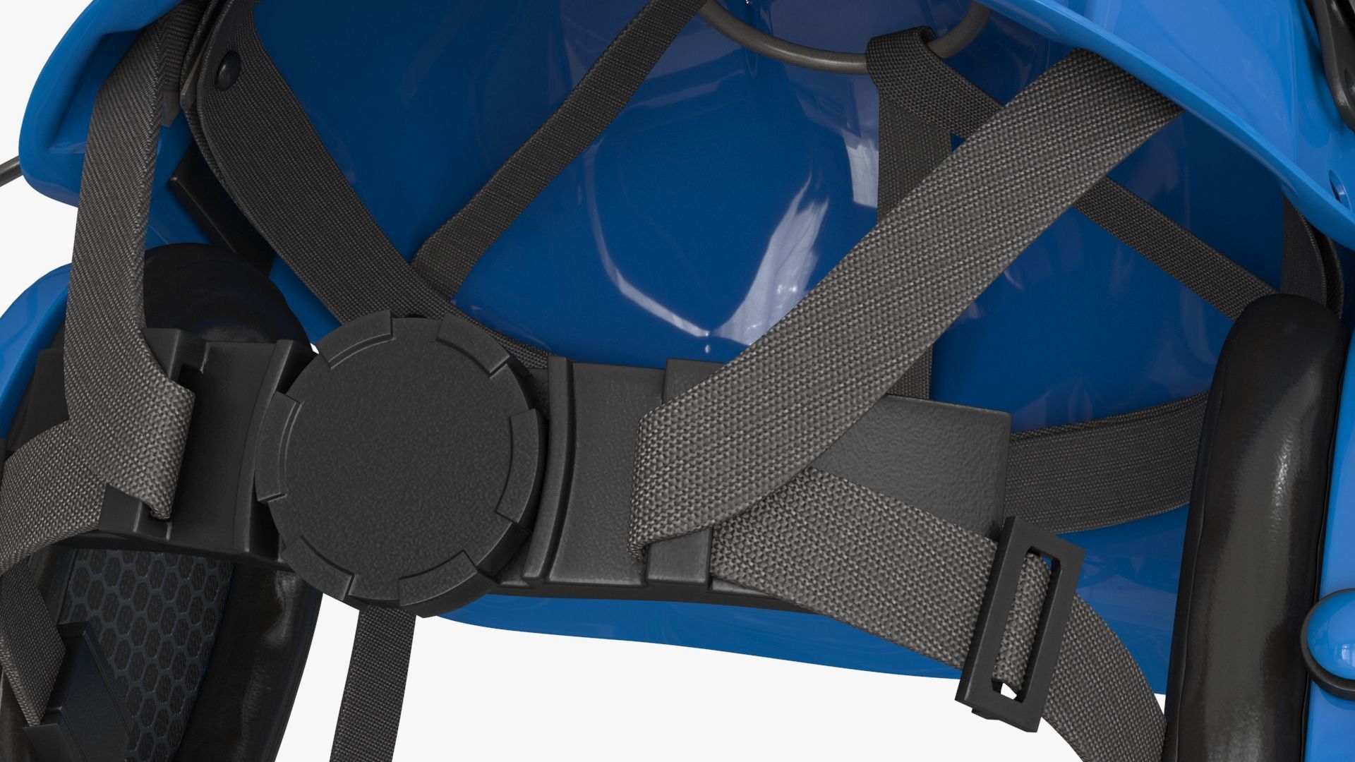 Helmet Head Protection 6 colors Low-poly 3D model_11