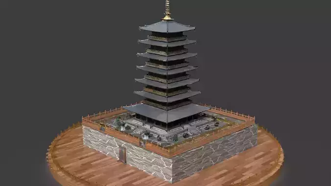 Chinese ancient tower 
