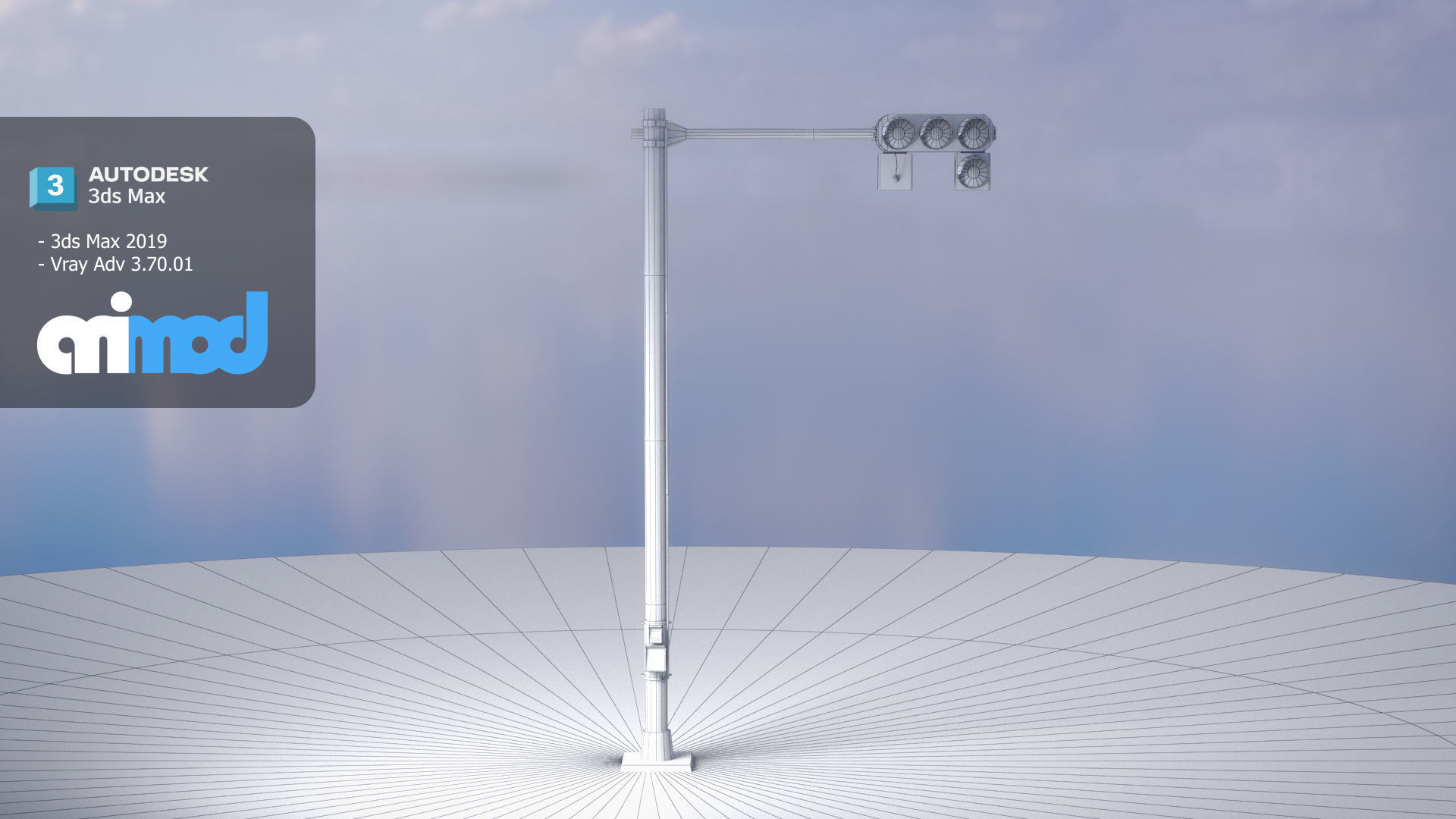 Traffic Light 3D model_5