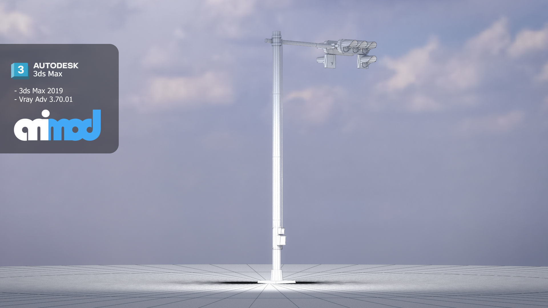 Traffic Light 3D model_6