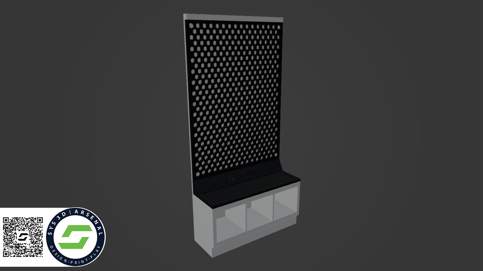 Armory - Cabinet 03 3D print model_2