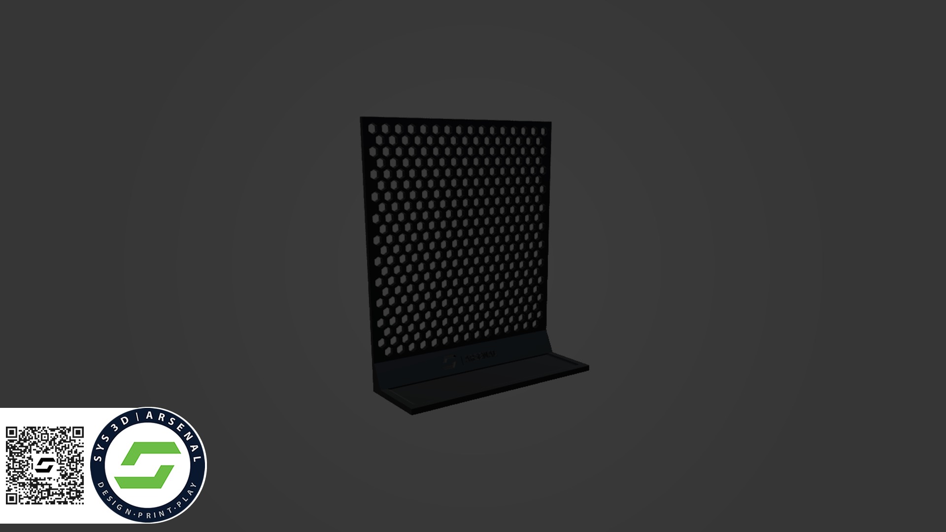 Armory - Rack and Cabinet 04 Half Cabinet 3D print model_4