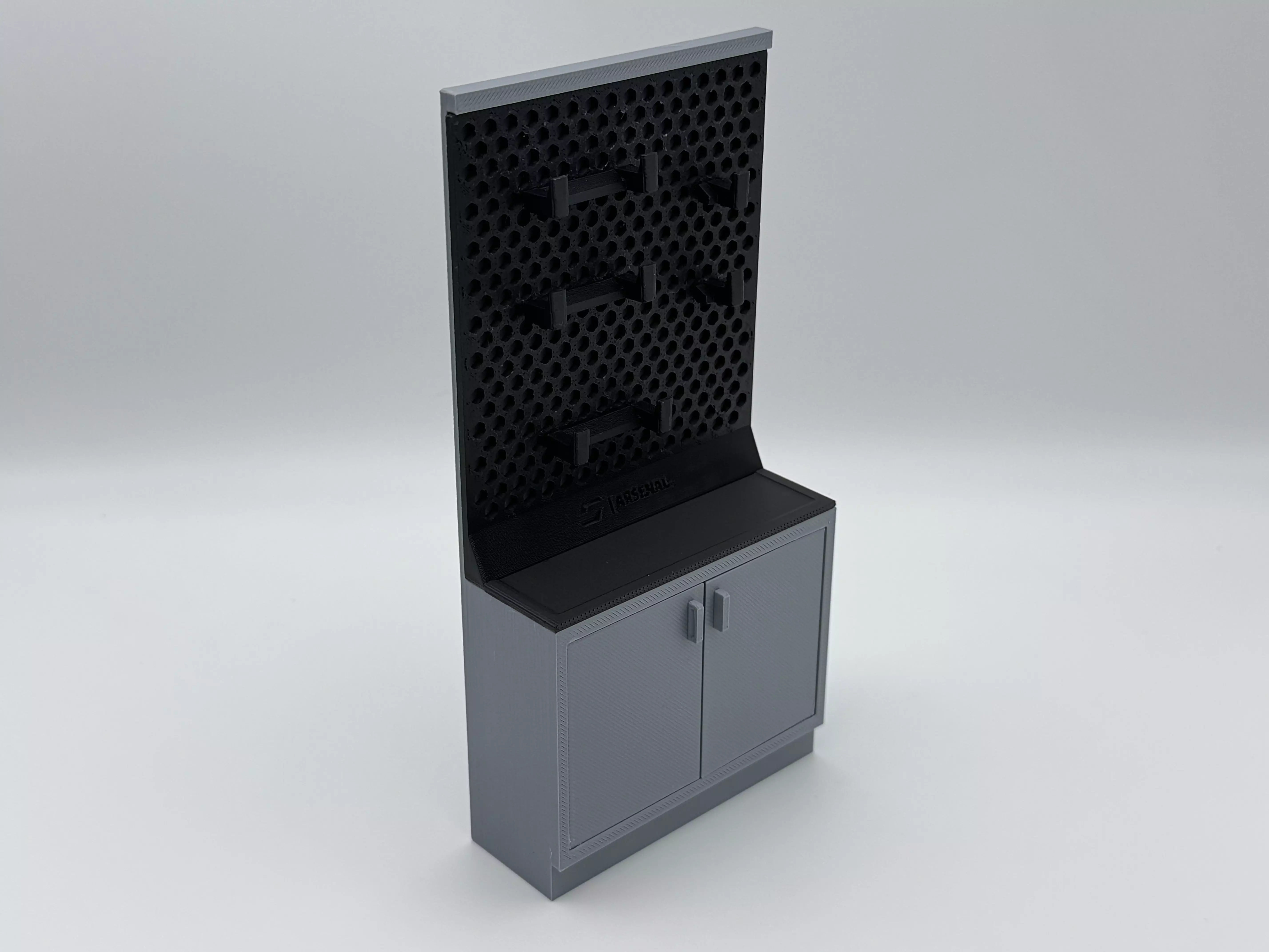 Armory - Rack and Cabinet 04 Half Cabinet 3D print model_0