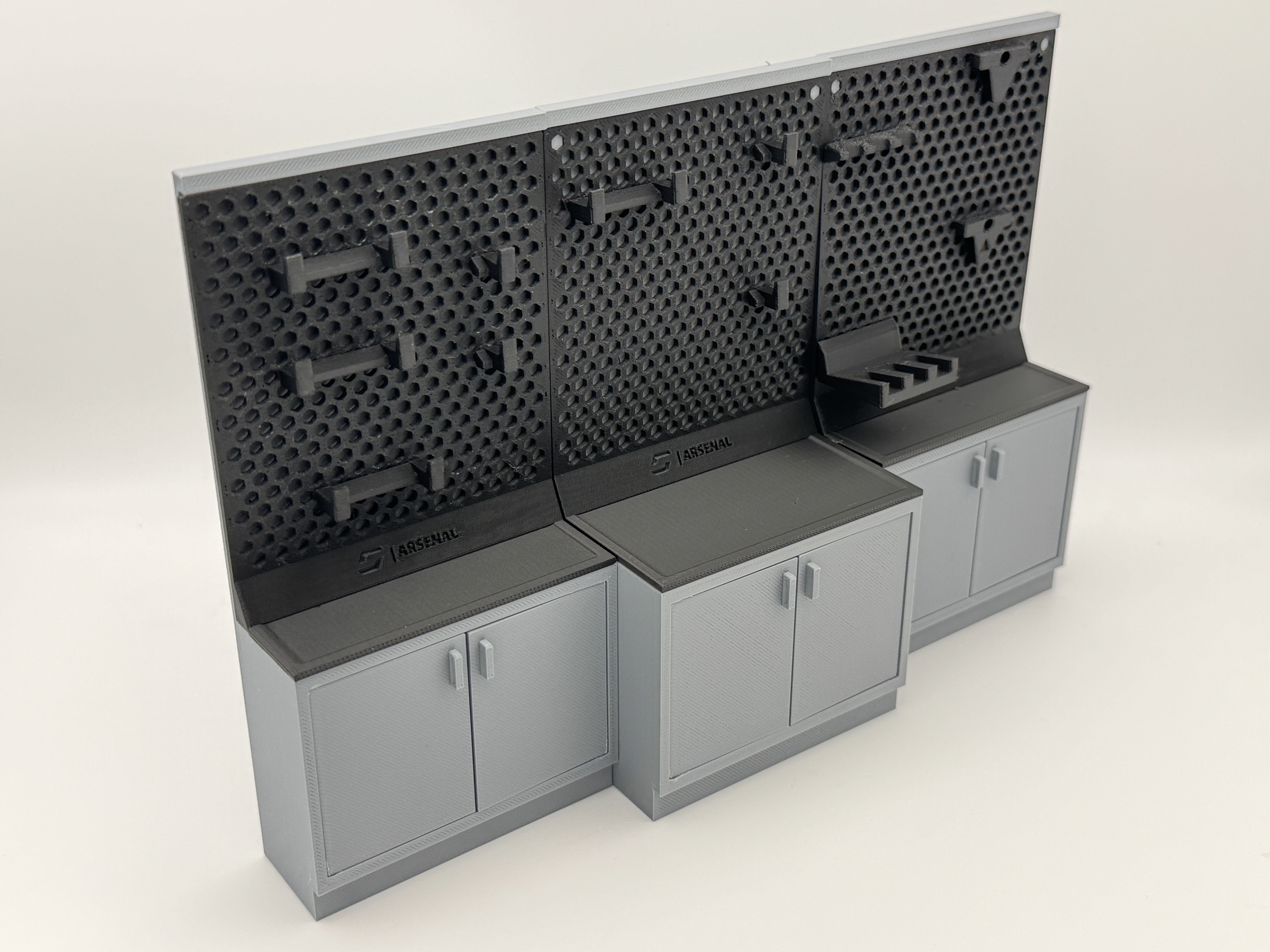 Armory - Rack and Cabinet 04 Half Cabinet 3D print model_5
