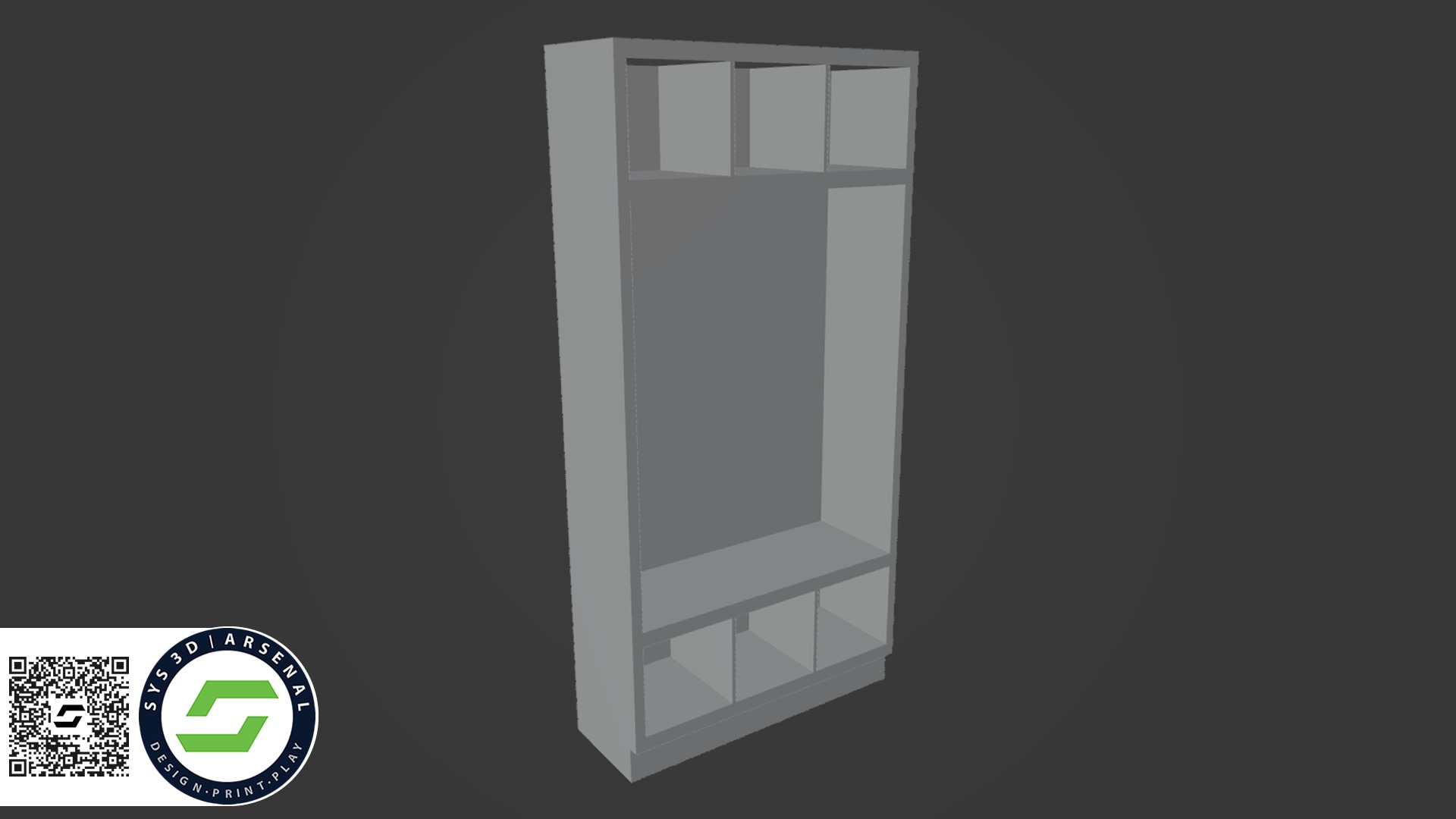 Armory - Rack and Cabinet 05 3D print model_2