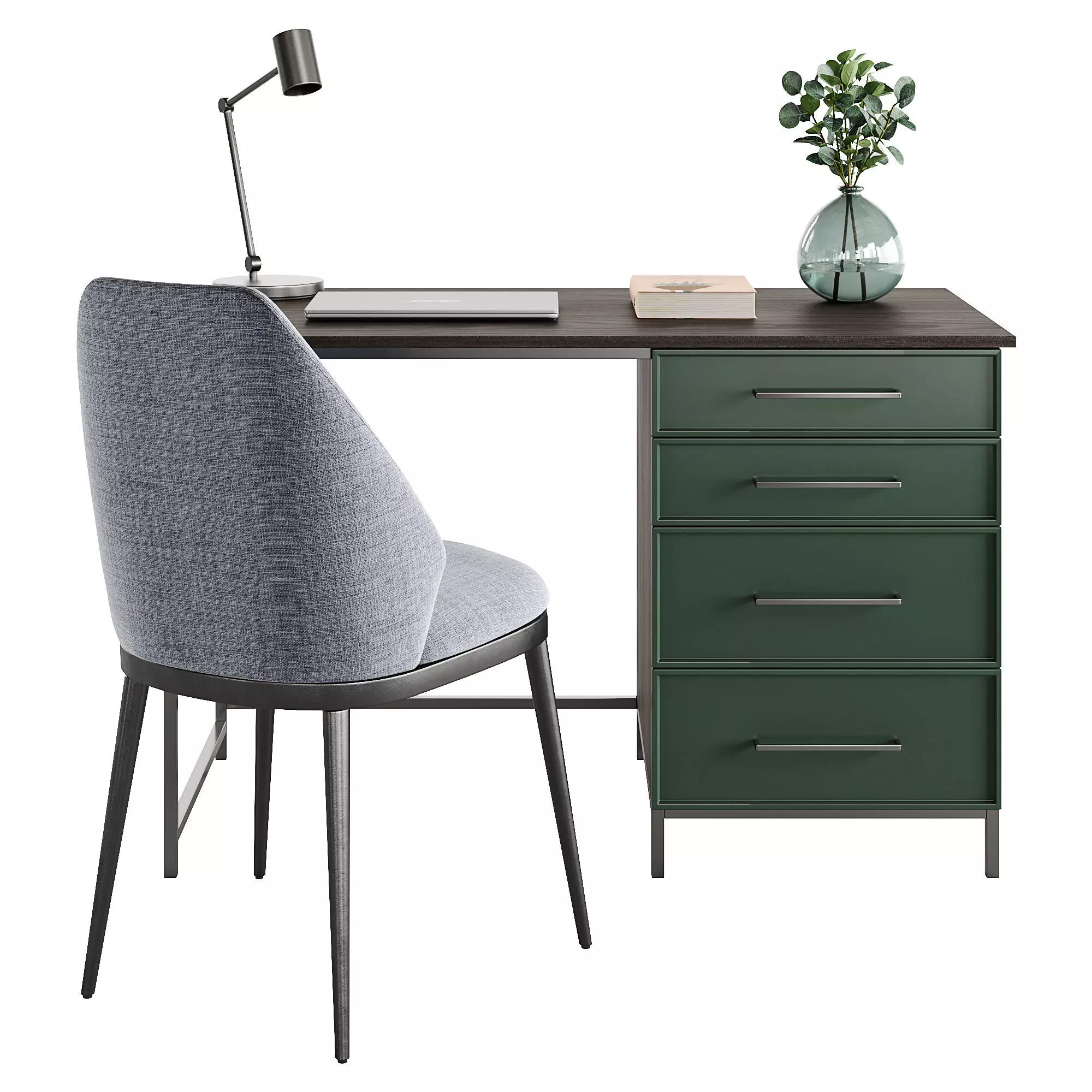 Desk Nicole 3D model_0