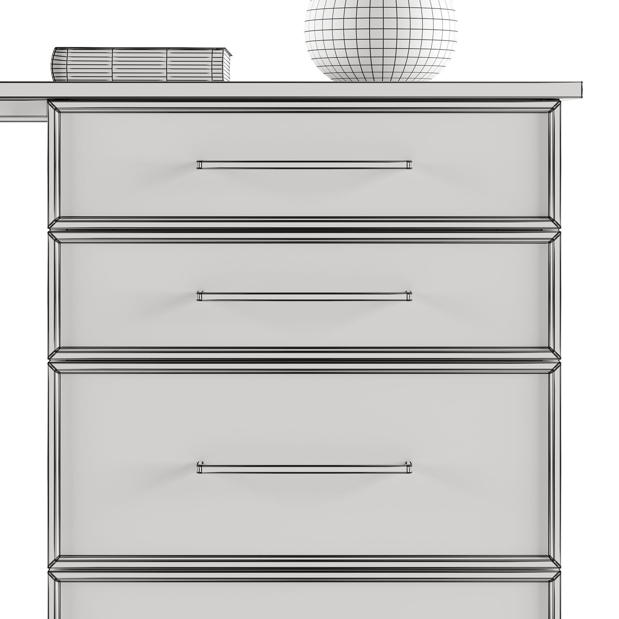 Desk Nicole 3D model_7