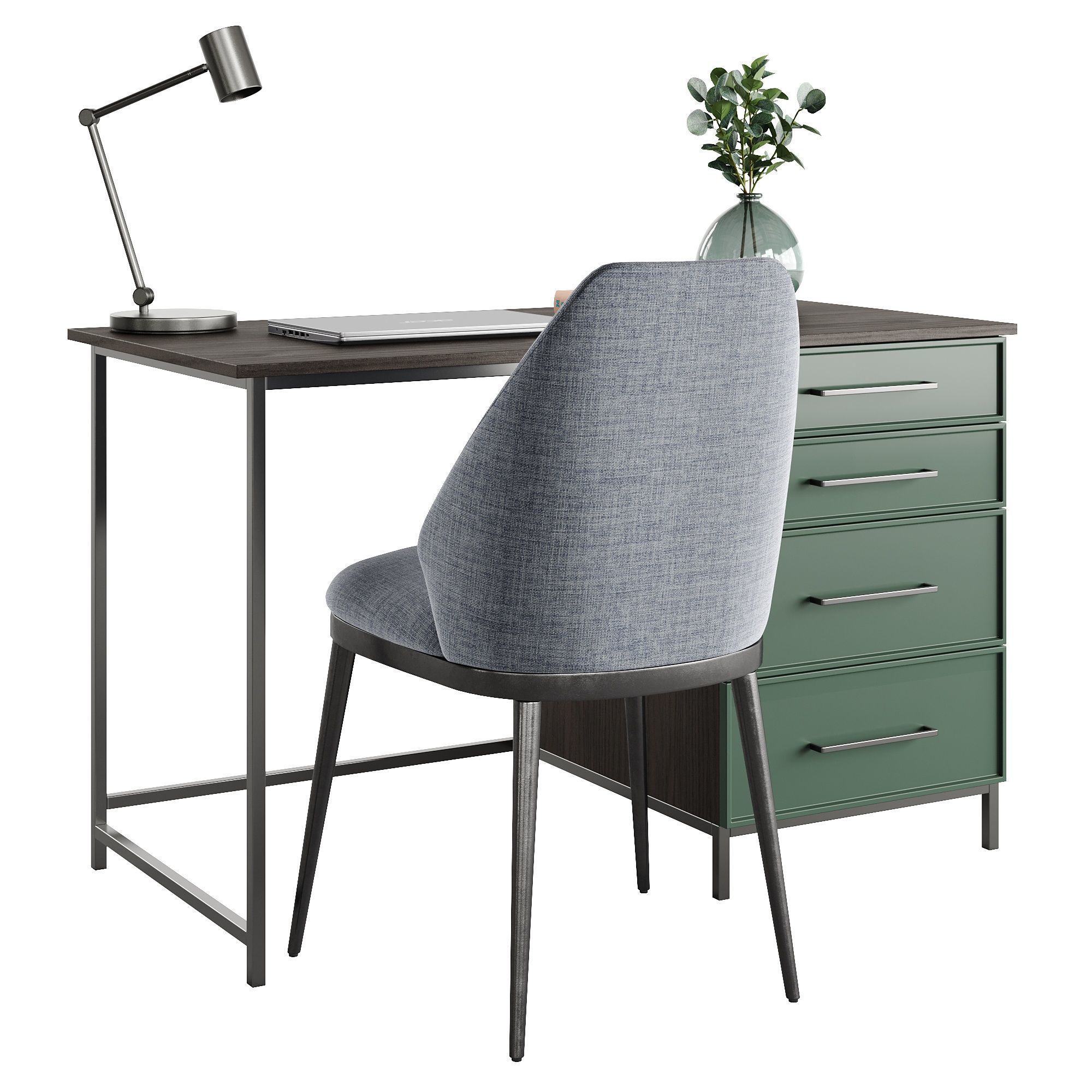 Desk Nicole 3D model_4