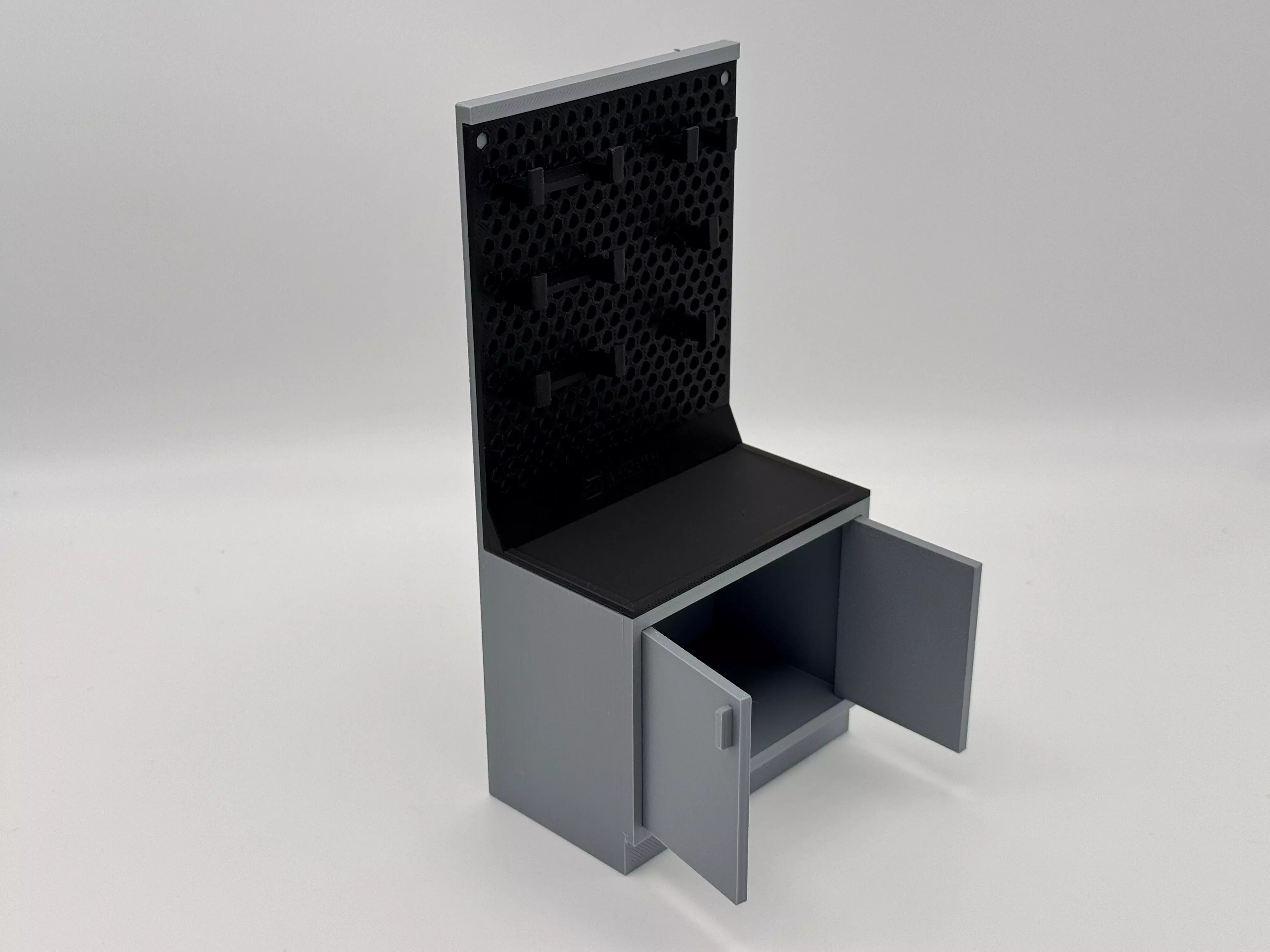 Armory - Rack and Cabinet 06 Large Half Cabinet 3D print model_0