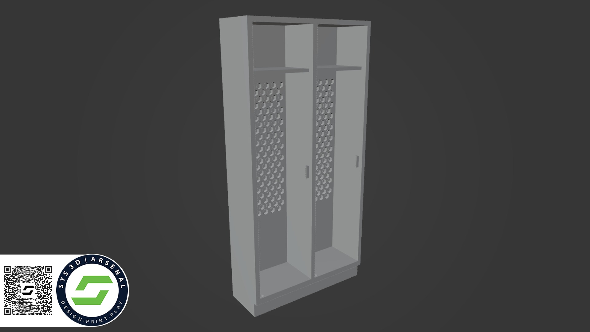 Armory - Troop Lockers 3D print model_2