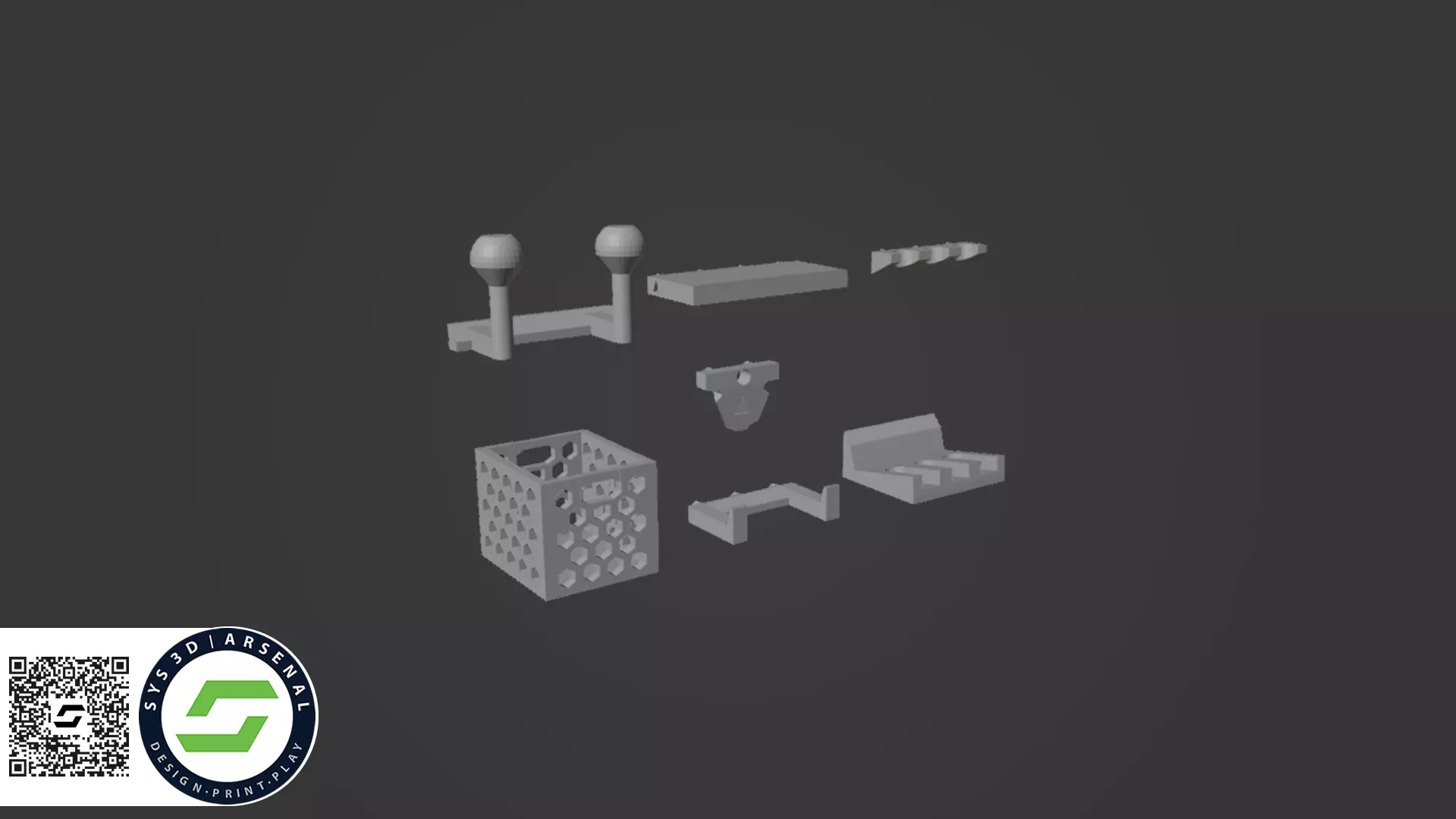 Armory - Rack Pack 01 3D print model