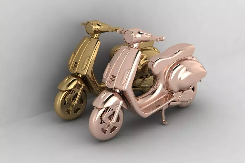 model vespa pendant 3D print model_0