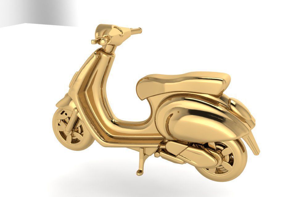 model vespa pendant 3D print model_4