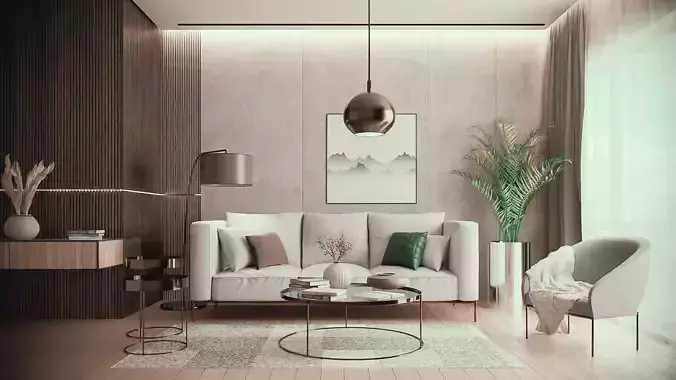 Minimalist Living room