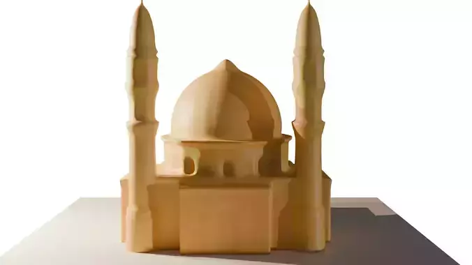 Small Mosque 3D Model  3D model