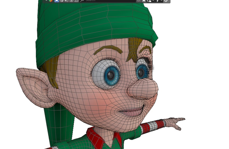 Elf Characters 3D model_20
