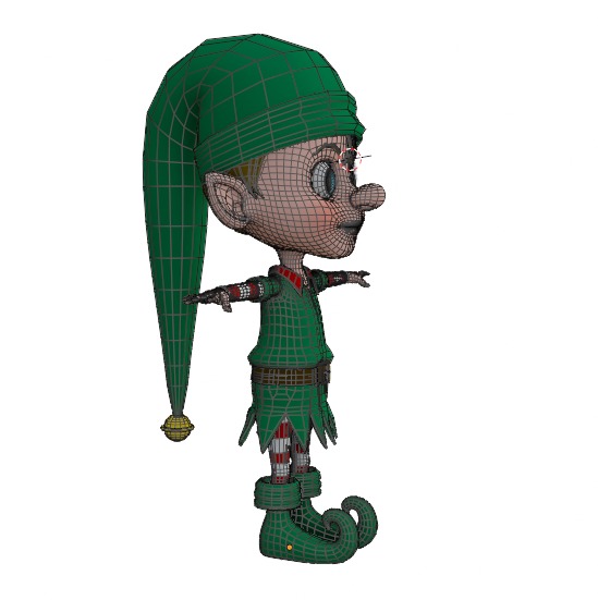 Elf Characters 3D model_19
