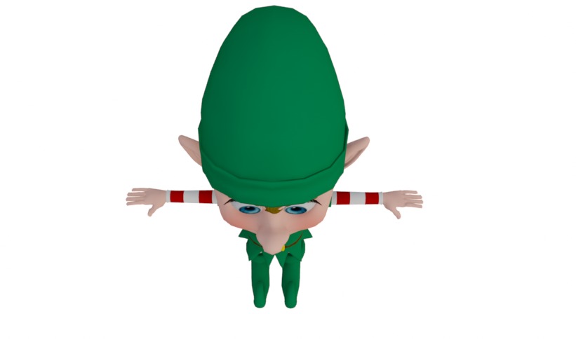 Elf Characters 3D model_12