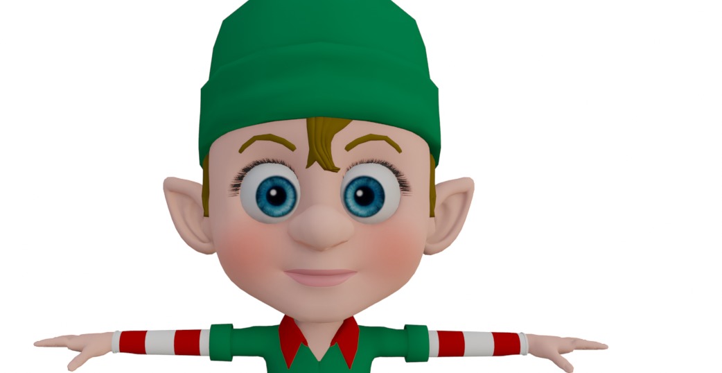 Elf Characters 3D model_11