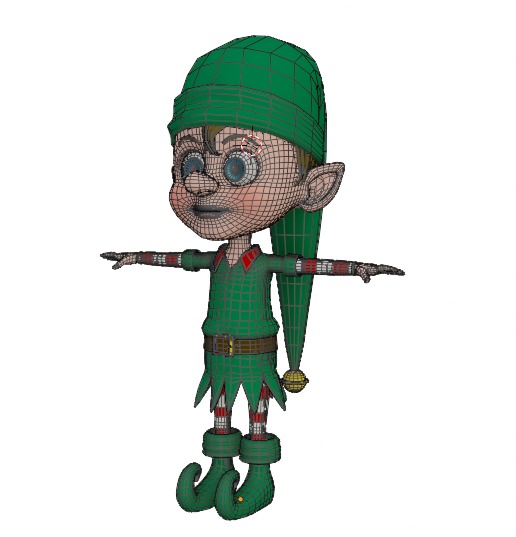 Elf Characters 3D model_15