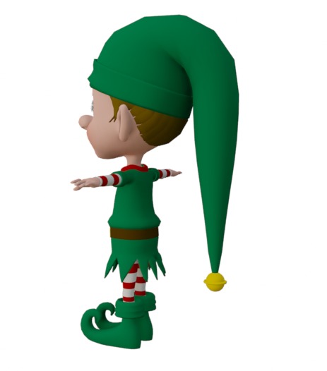 Elf Characters 3D model_8