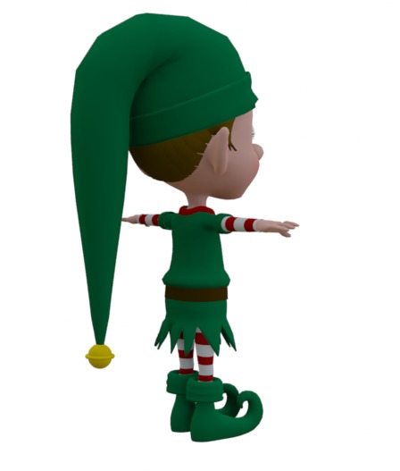 Elf Characters 3D model_6