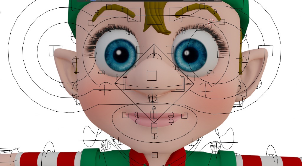 Elf Characters 3D model_5