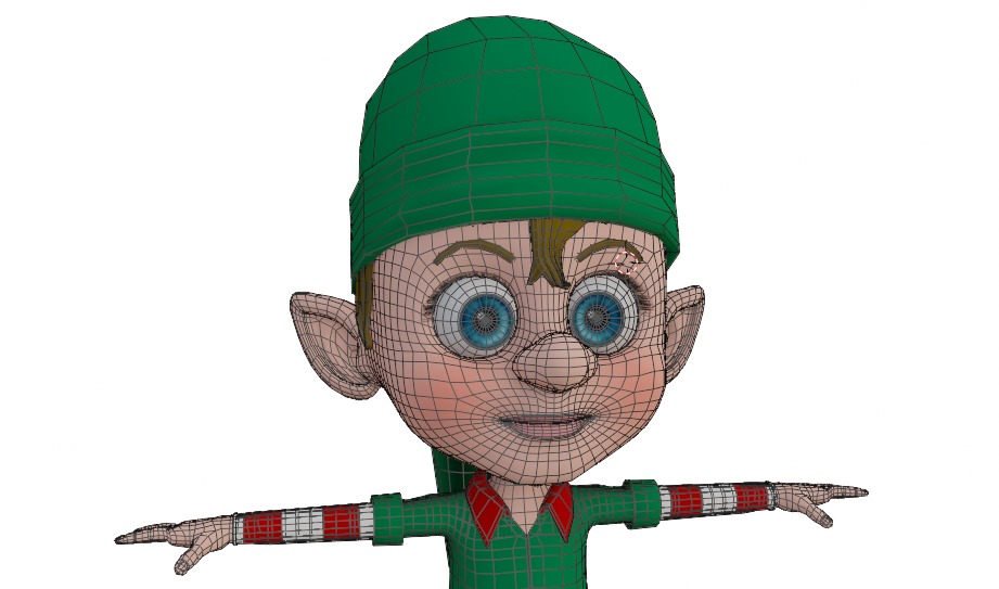 Elf Characters 3D model_13