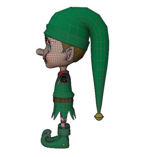 Elf Characters 3D model_16