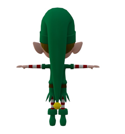 Elf Characters 3D model_7