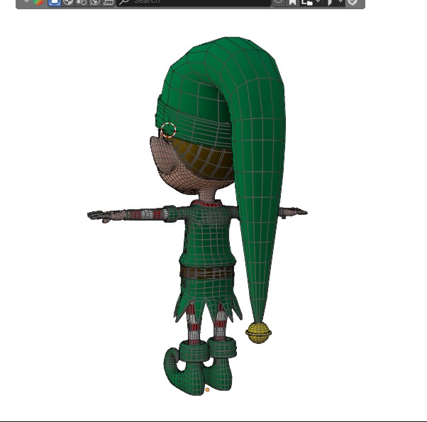Elf Characters 3D model_17