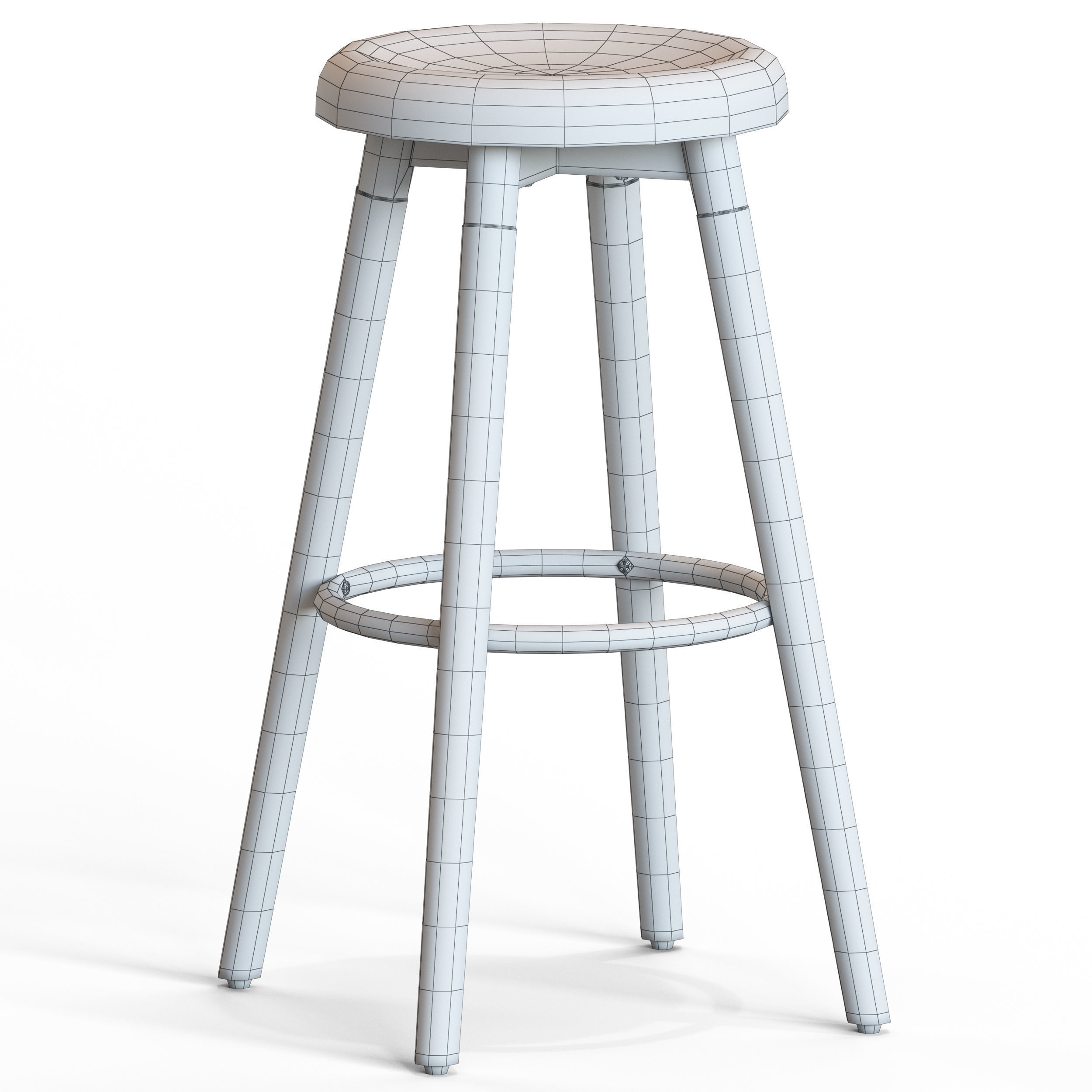 Viva Bar Stool 3D model_5