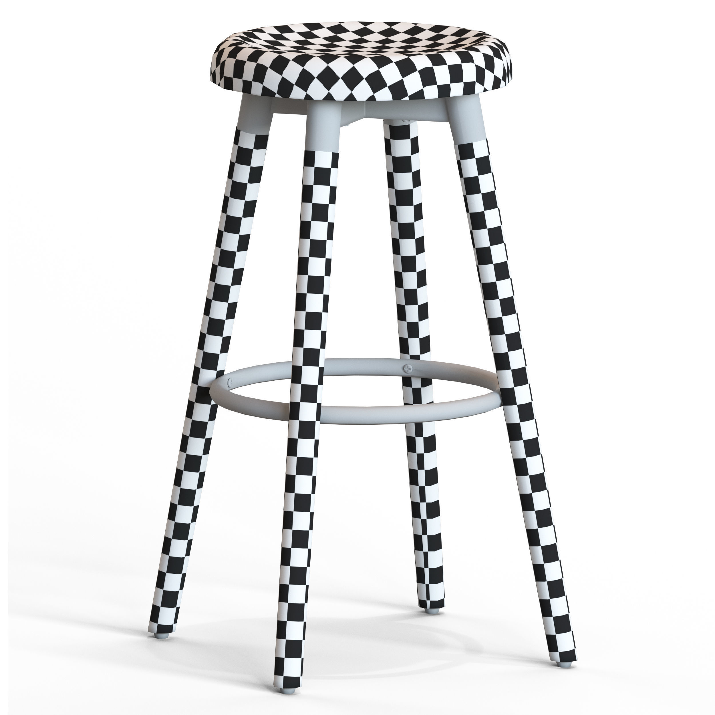 Viva Bar Stool 3D model_6