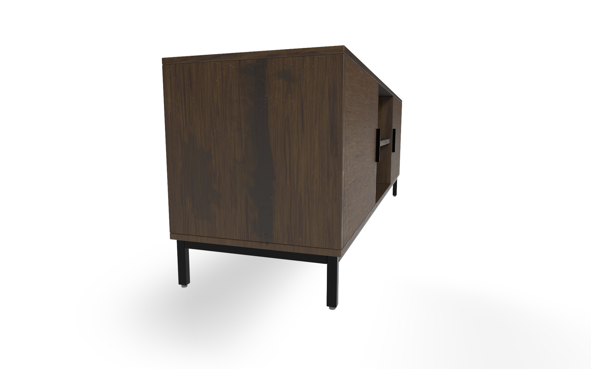 Wooden Cabinet 3D model_2