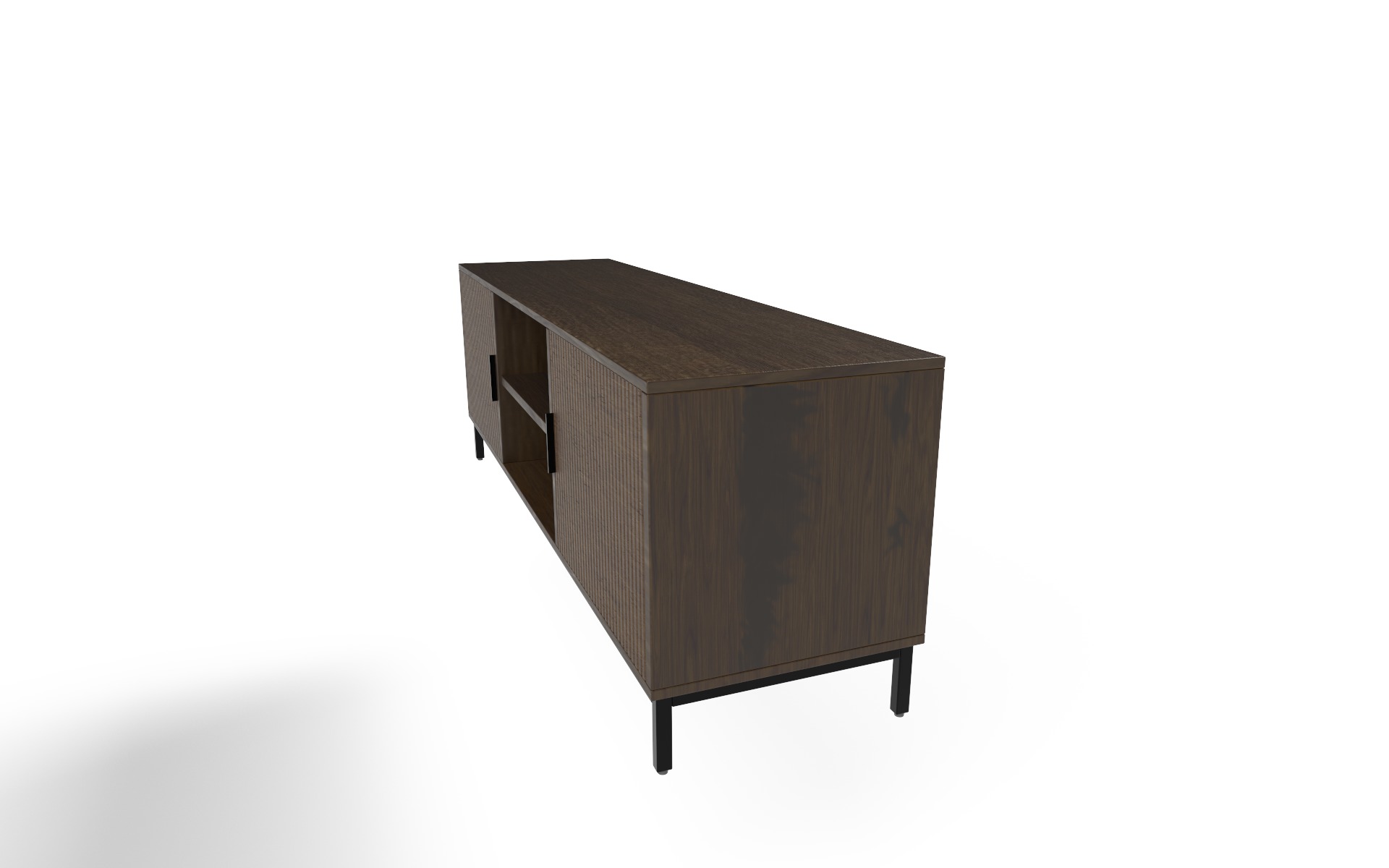 Wooden Cabinet 3D model_1