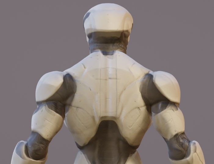 Armor suit 3D model_6