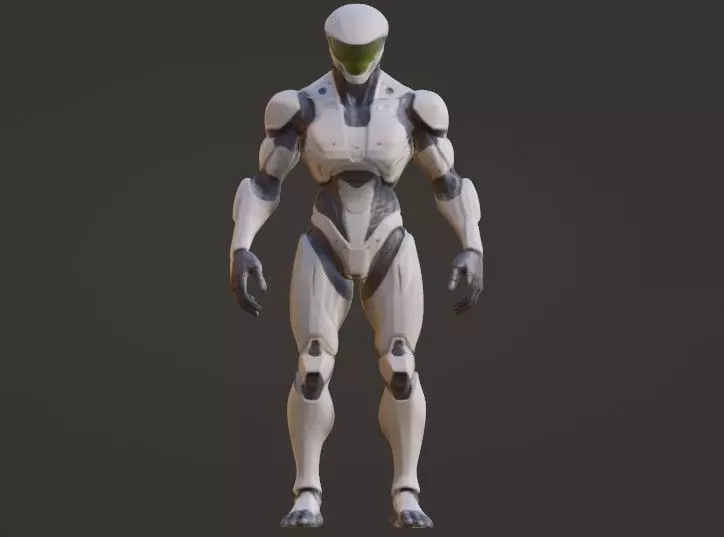 Armor suit 3D model_0
