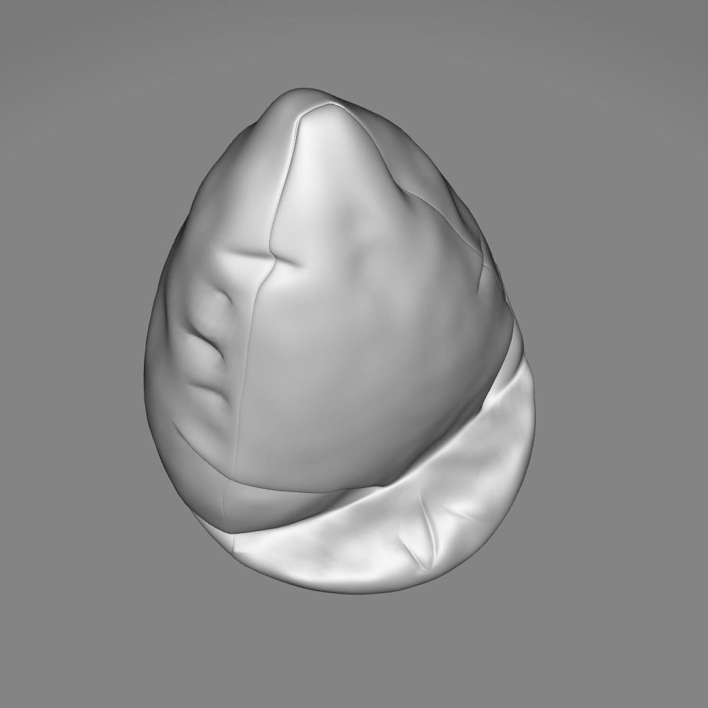 Standard Bean Bag Chair 3D model_8