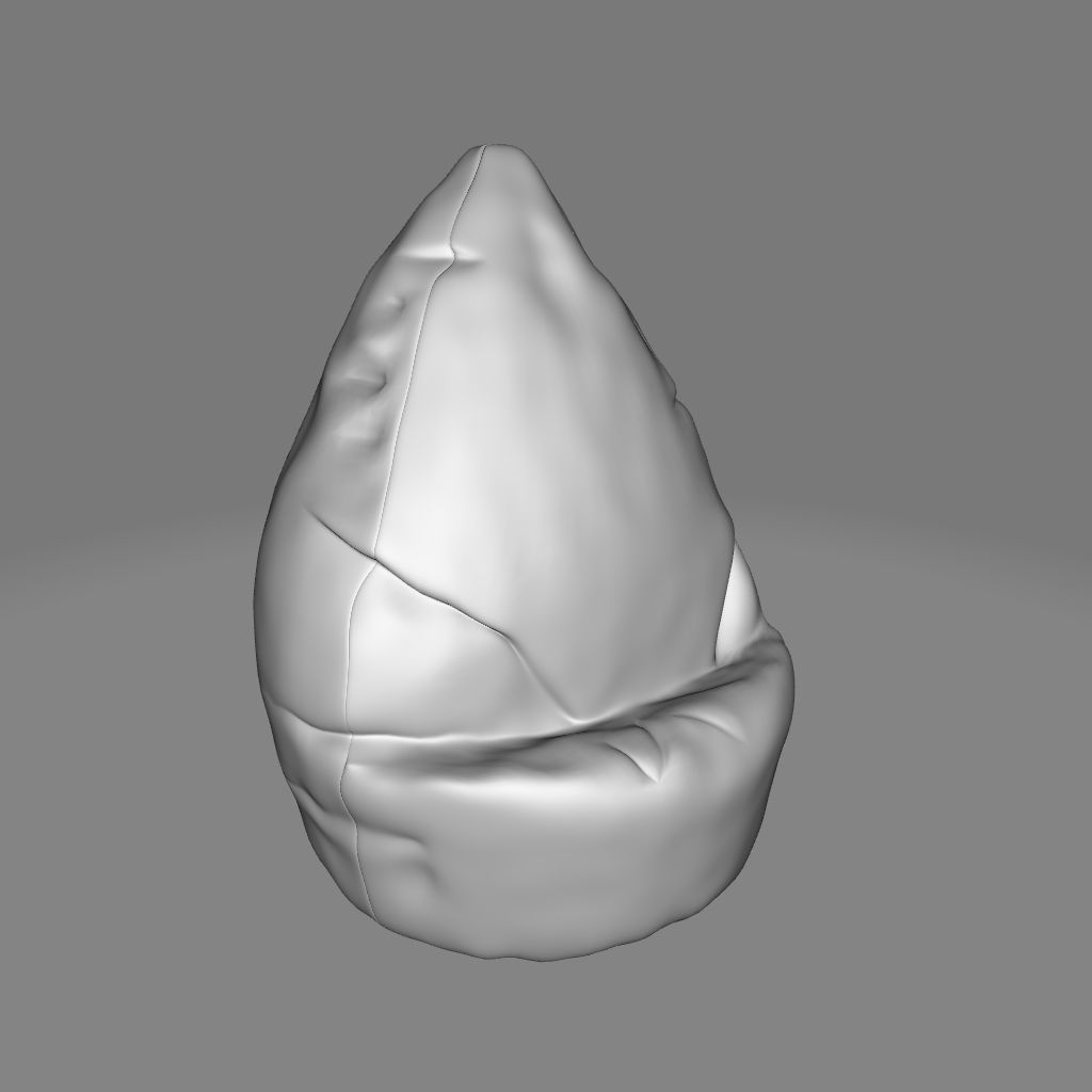 Standard Bean Bag Chair 3D model_5