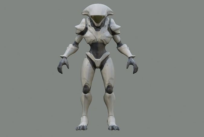 alien armor suit 3D model