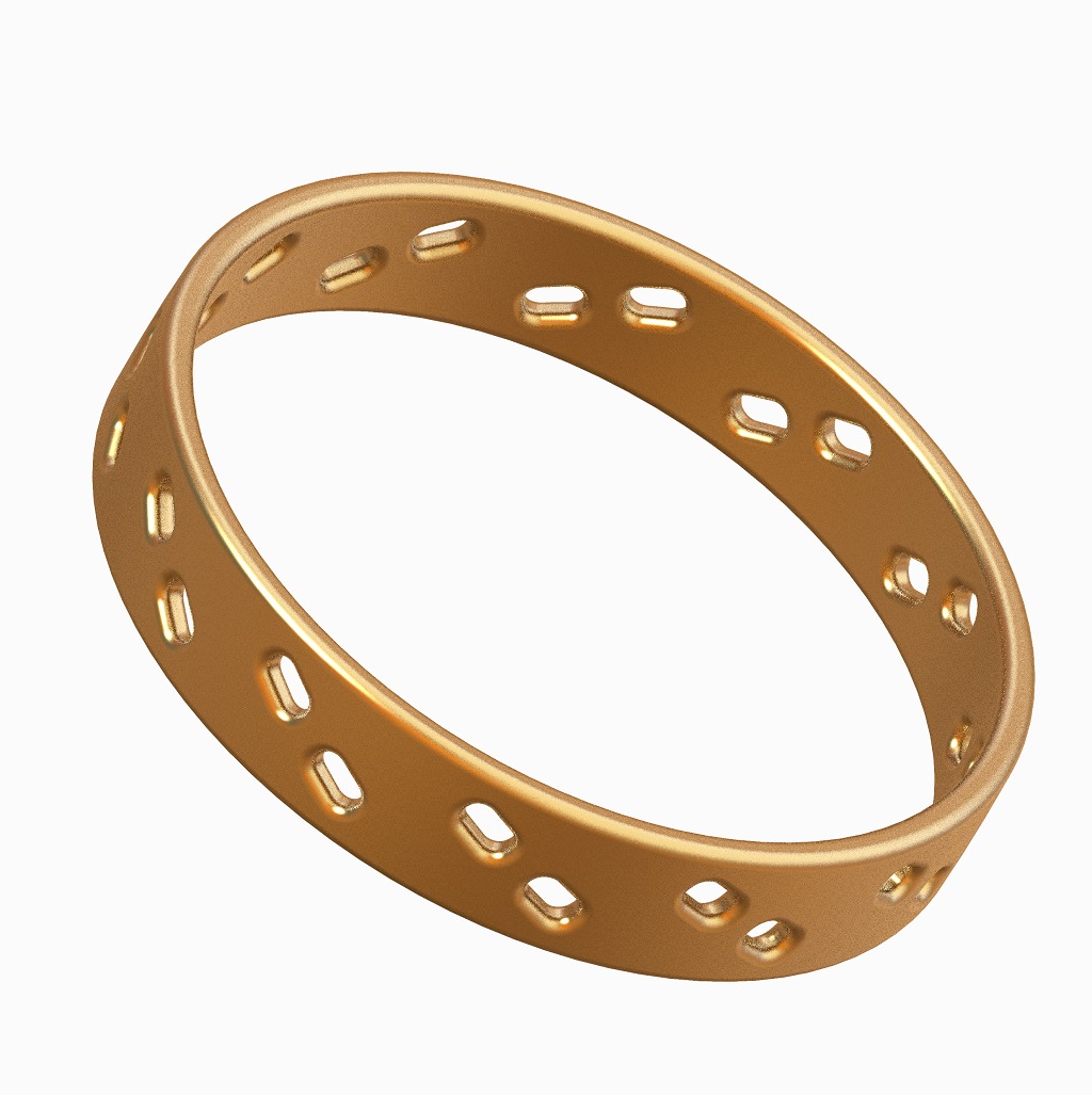 Dazzling Exquisite Bangle 3D print model_2